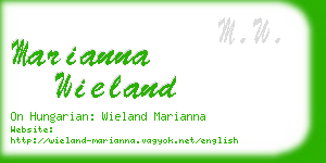 marianna wieland business card